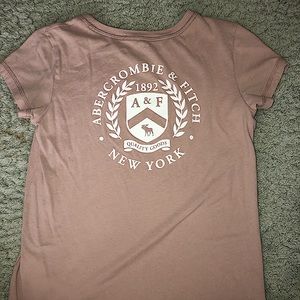 Abercrombie And Fitch Logo Tee‼️